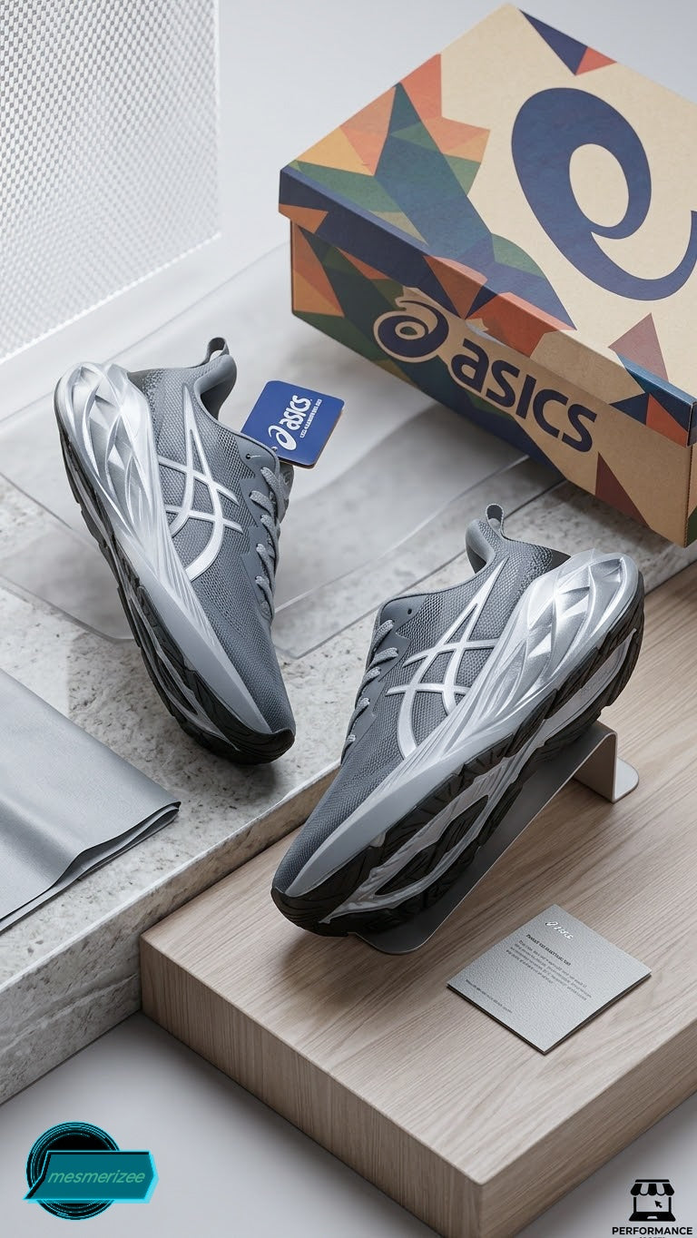 Ultra-Comfort Premium Running Mesh Sneakers for Men(Asics grey)